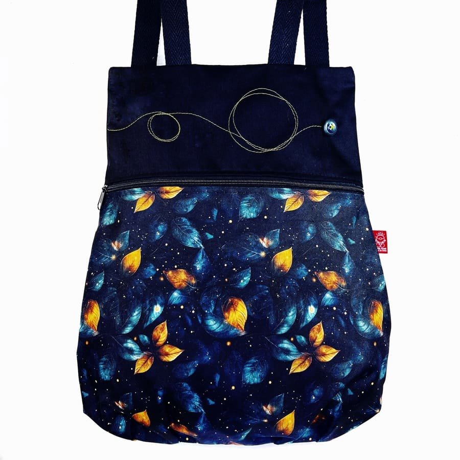 Mochi Bicha Prestige – mochila tela handmade MBC02 1
